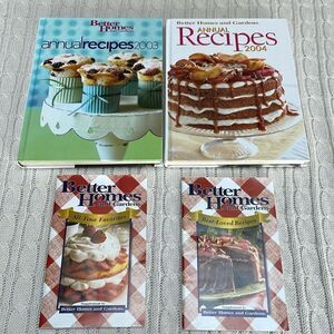 Better Homes and Garden annual recipes books. 03, 04 and 2 supplements from 03